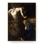 The Annunciation - Floating Framed Canvas