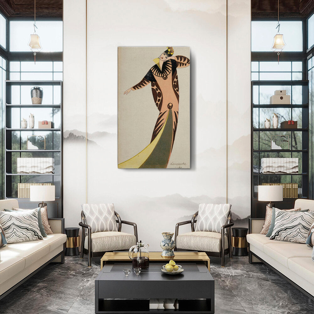 Elegant Dancer 01 - Wall Canvas