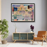 Vibrant Landscape Hues - Framed Wall Art