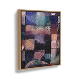 Colorful Abstract Composition - Floating Framed Canvas