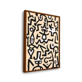 Abstract Expressions - Framed Canvas