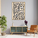 Abstract Expressions - Floating Framed Canvas