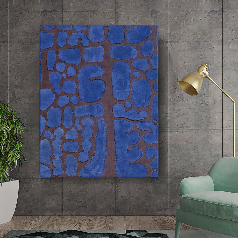 Artist3 - Art - Blue Formations - Wall Canvas