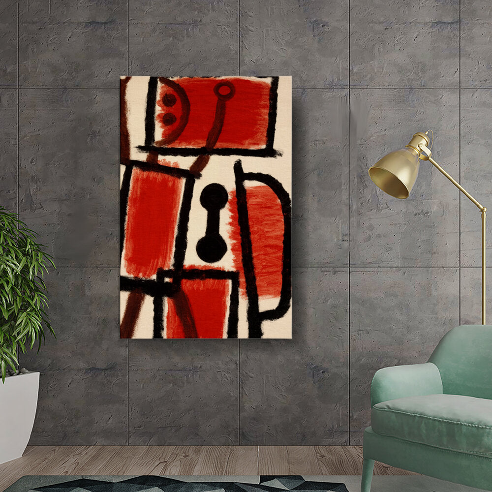 Abstract Forms In Red