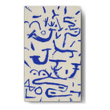 Blue Abstract Expressions - Wall Canvas