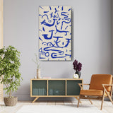 Artist3 - Art - Blue Abstract Expressions - Wall Canvas