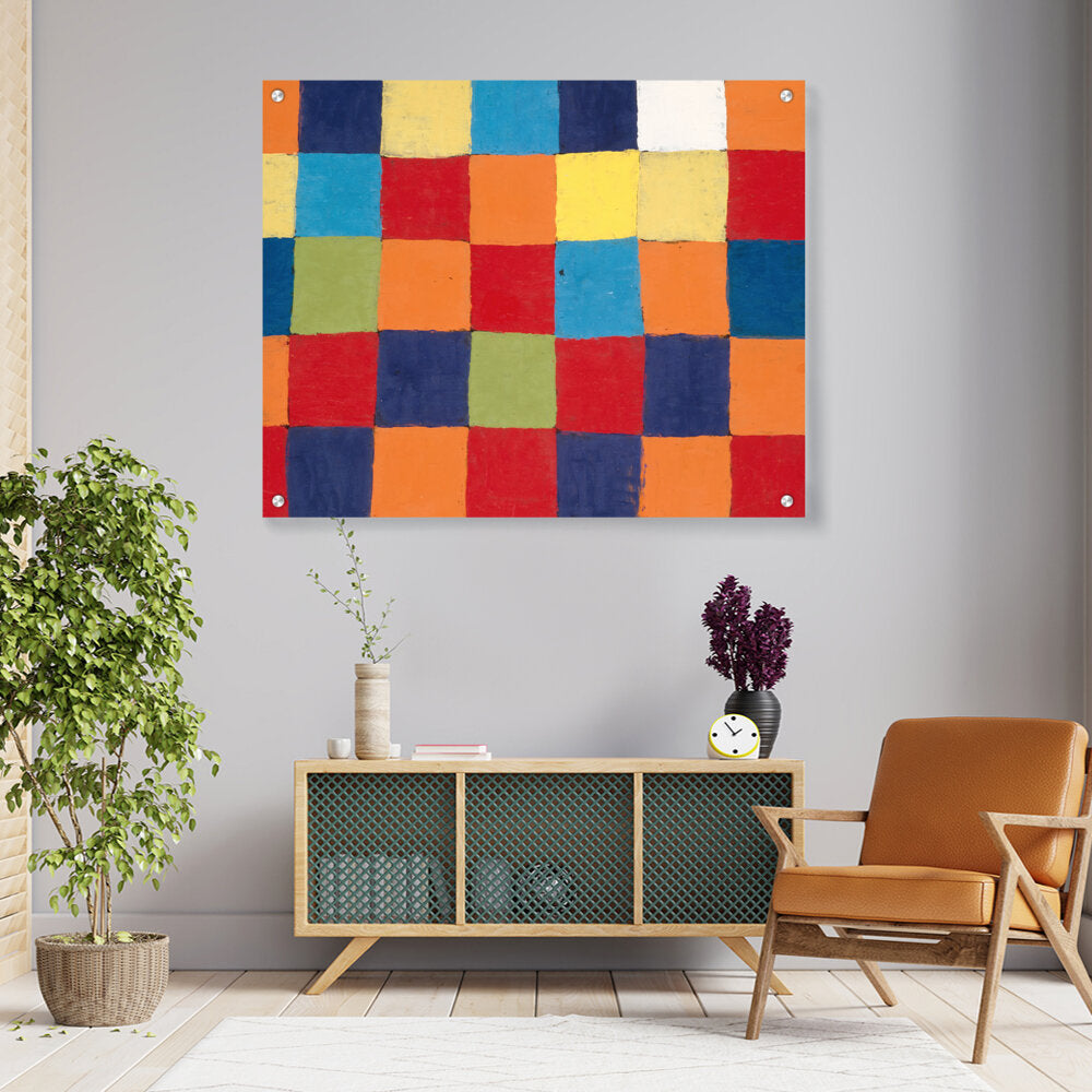 Artist3 - Art - Colorful Grid - Acrylic Wall Photo