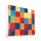 Colorful Grid - Acrylic Wall Photo