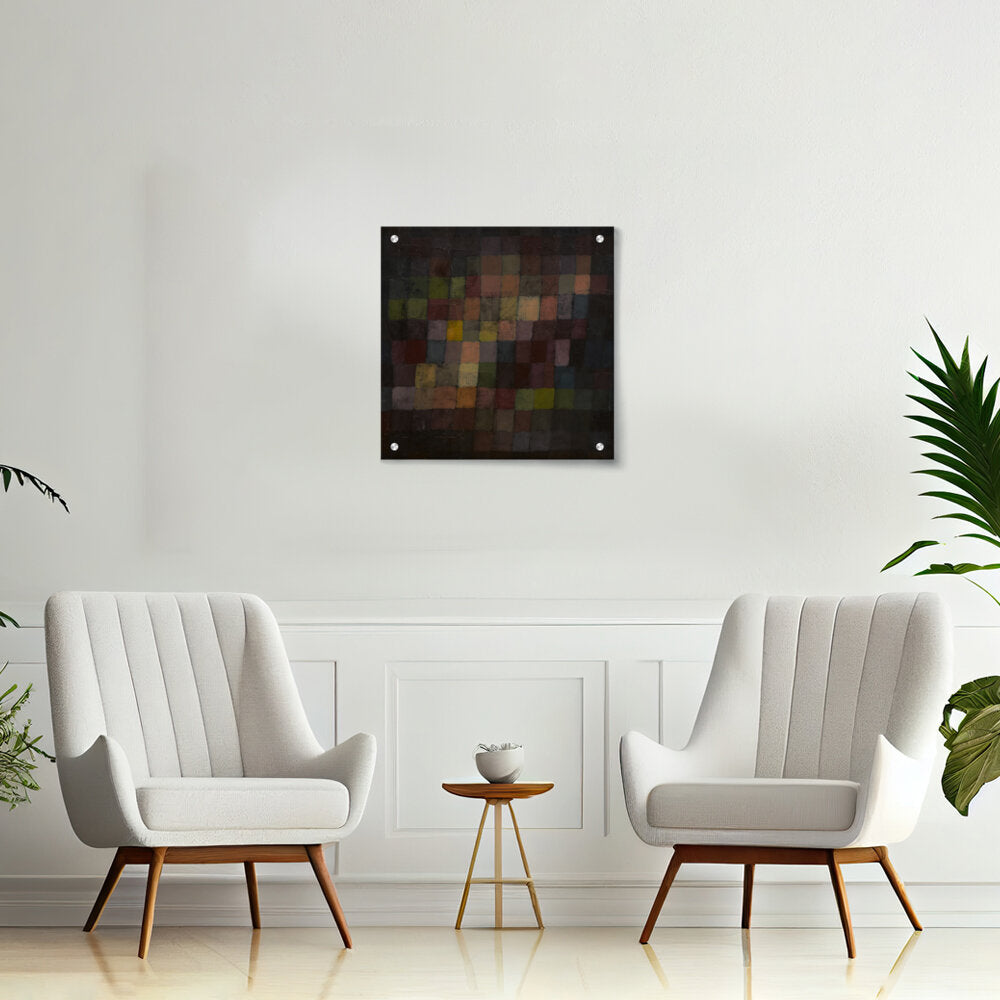 Colorful Grid Abstract - Acrylic Wall Photo