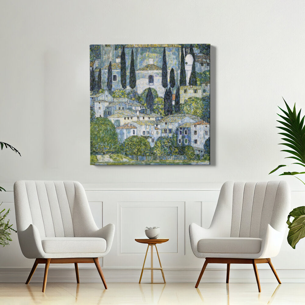 Serene Village Landscape