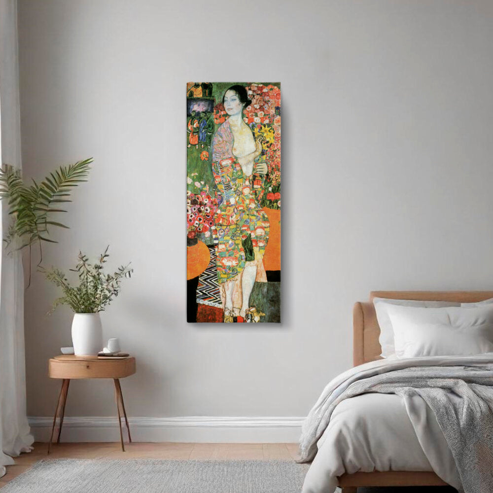 Woman In Colorful Robe