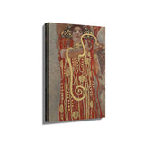 Woman With Snake 1 - Wall Canvas