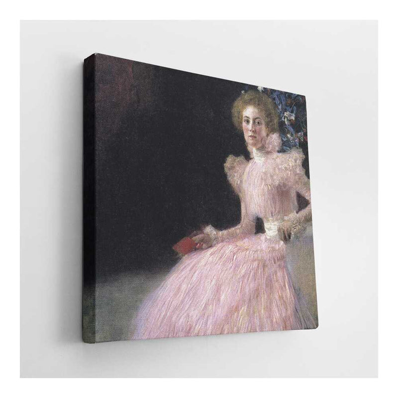 Picasoul - Picasoul Curated - Elegant Portrait In Pink - Wall Decor