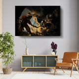 The Death Of Socrates - Wall Canvas