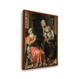 The Prayer - Framed Canvas