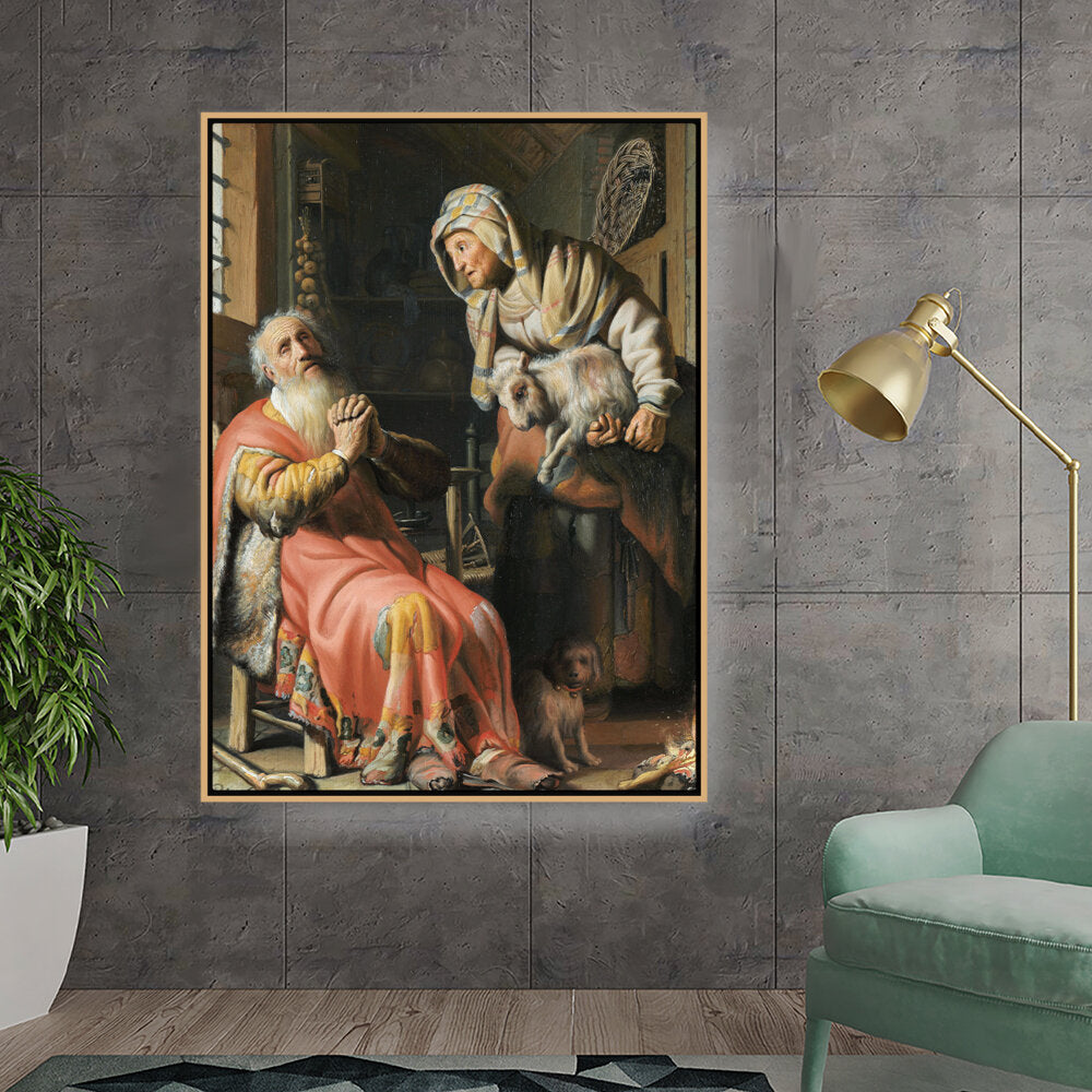 Artist4 - Art - The Prayer - Floating Framed Canvas