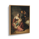The Holy Family - Floating Framed Canvas