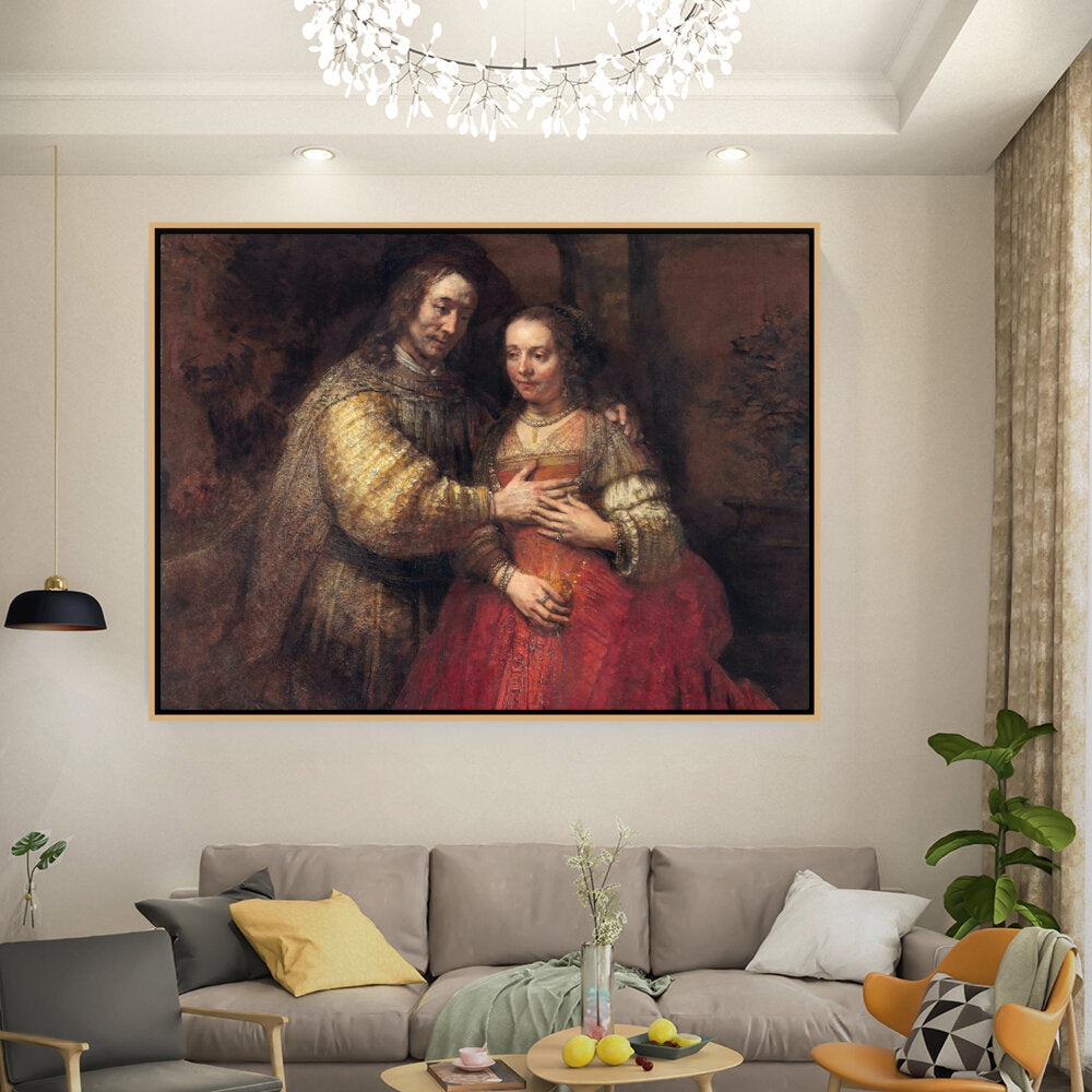 Artist4 - Art - The Jewish Bride - Floating Framed Canvas