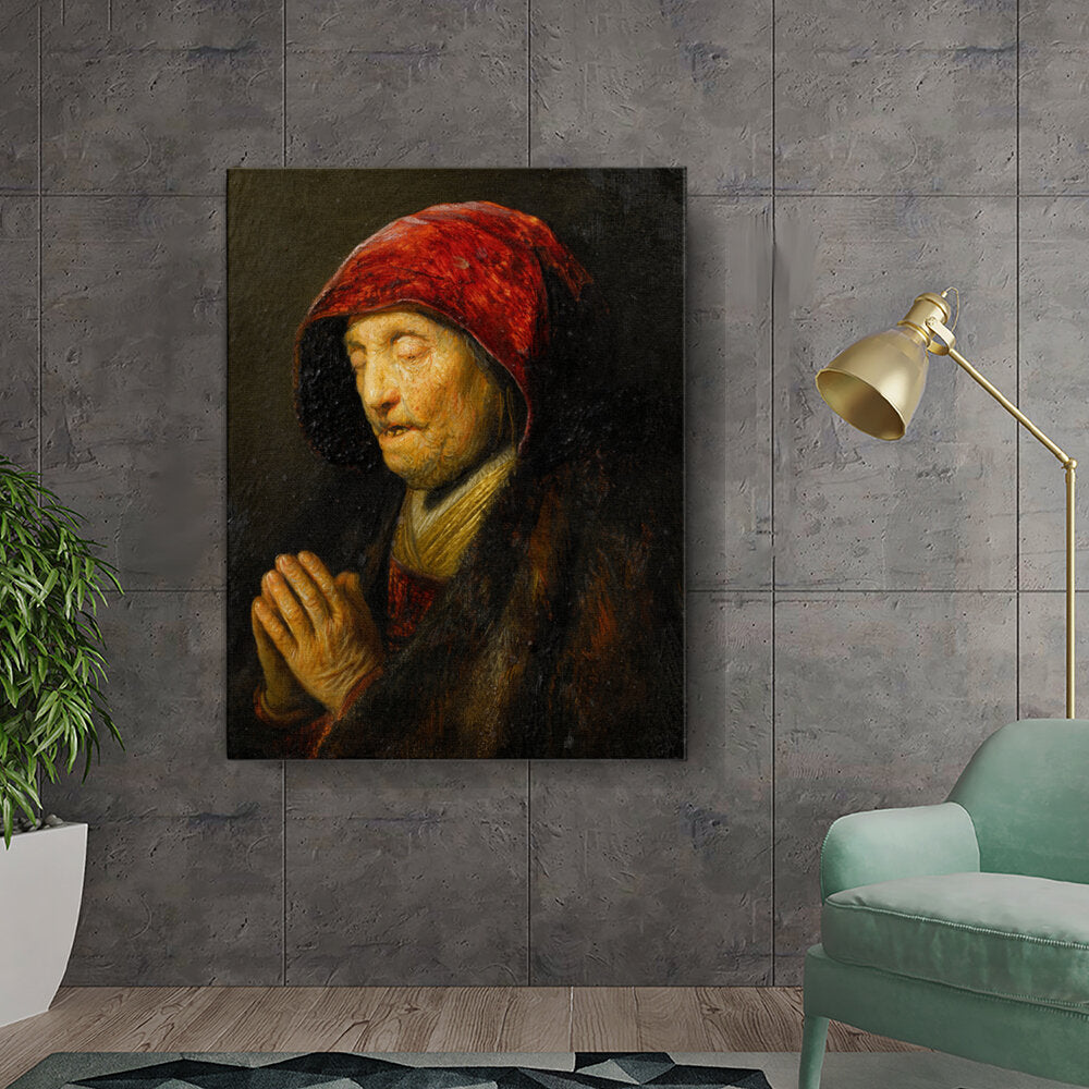 Praying Old Woman