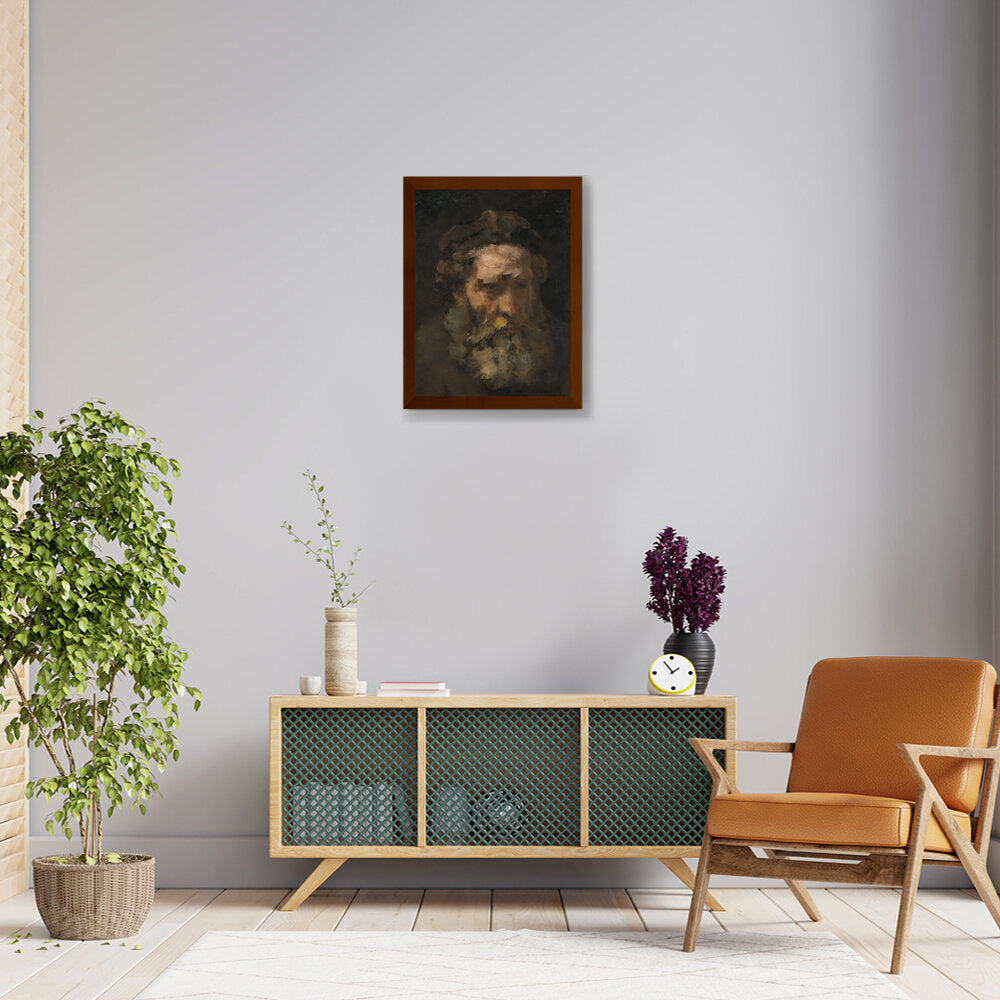 Aged Wisdom - Framed Canvas