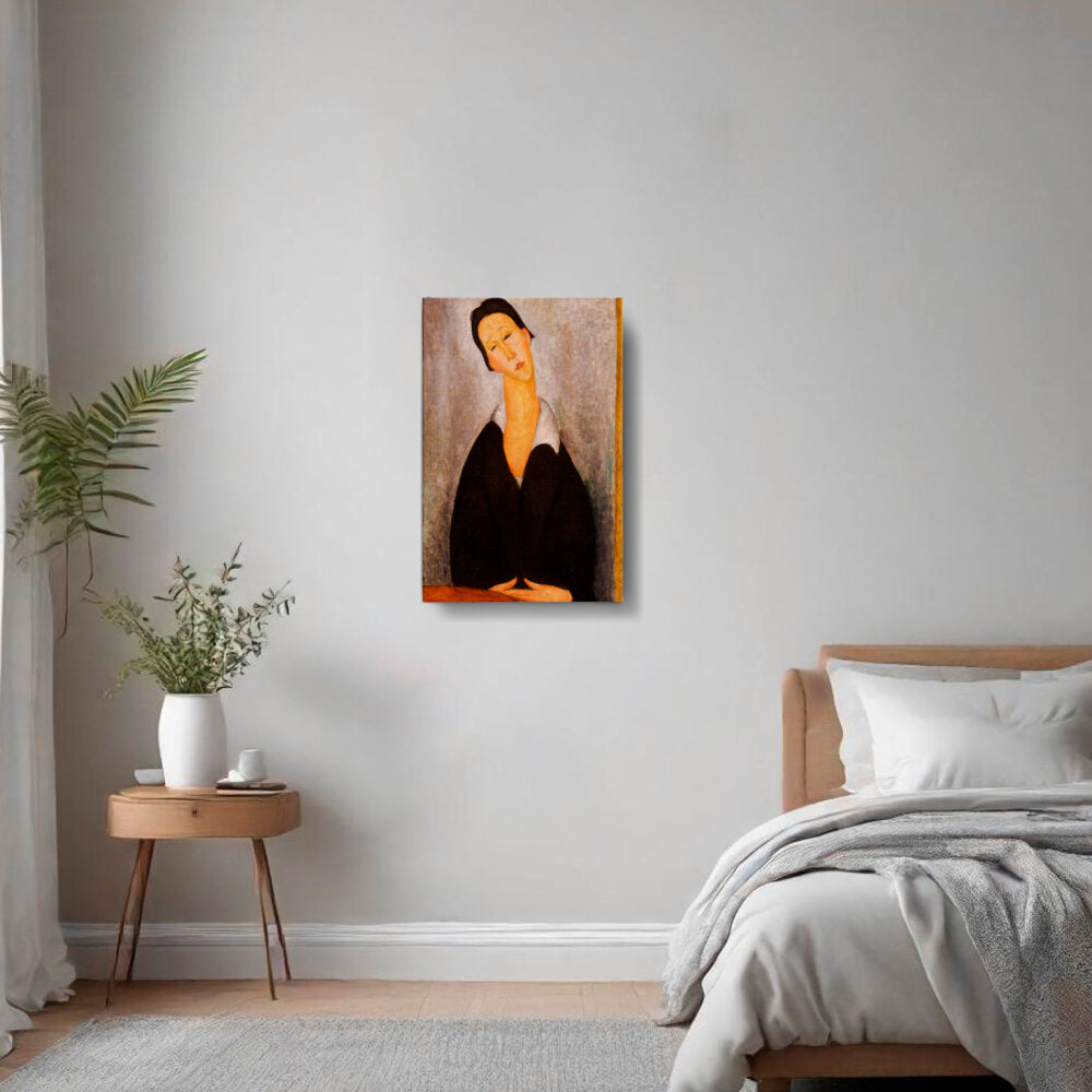 Woman In Black - Wall Canvas