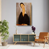 Woman In Black - Wall Canvas