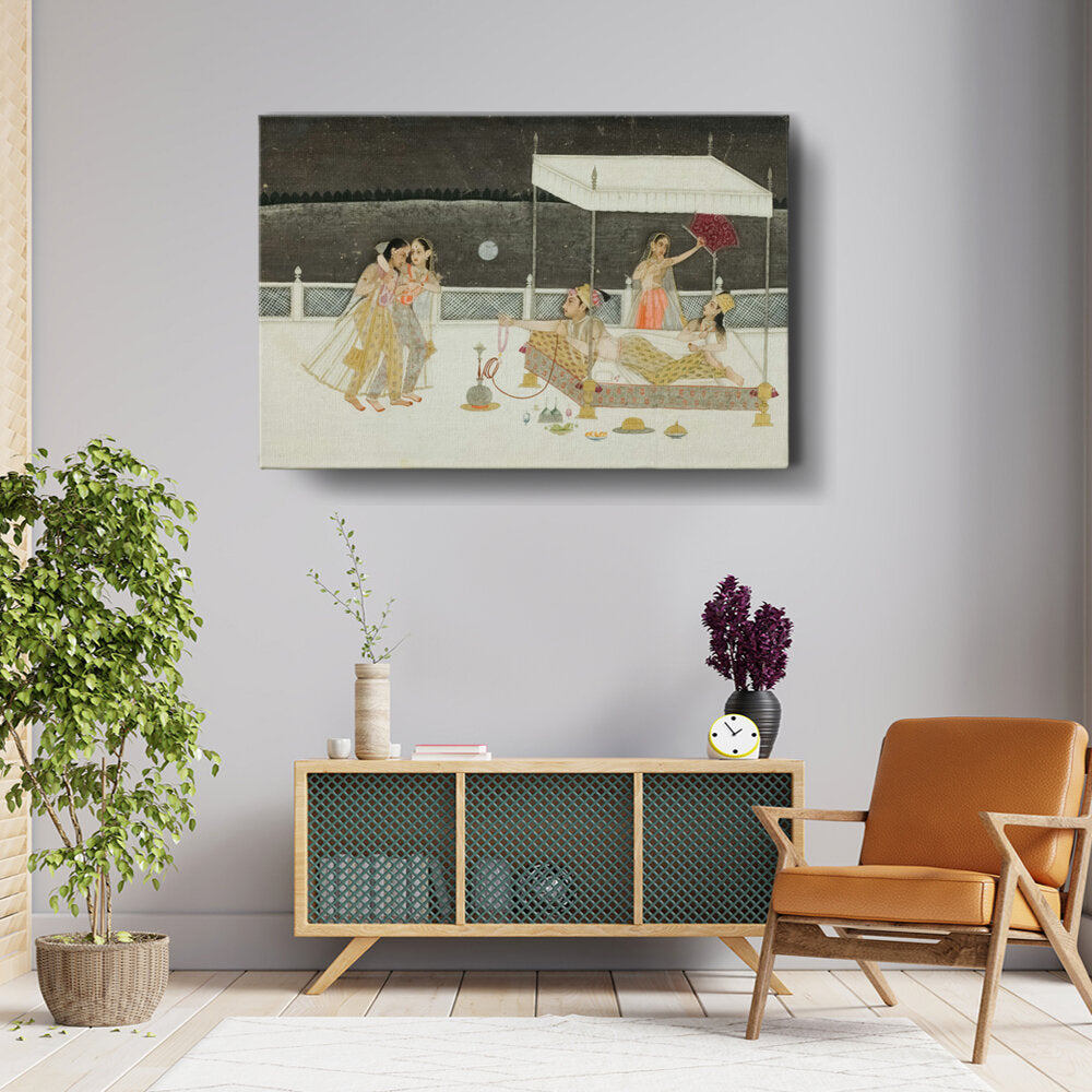 Seduction Scene On A Terrace