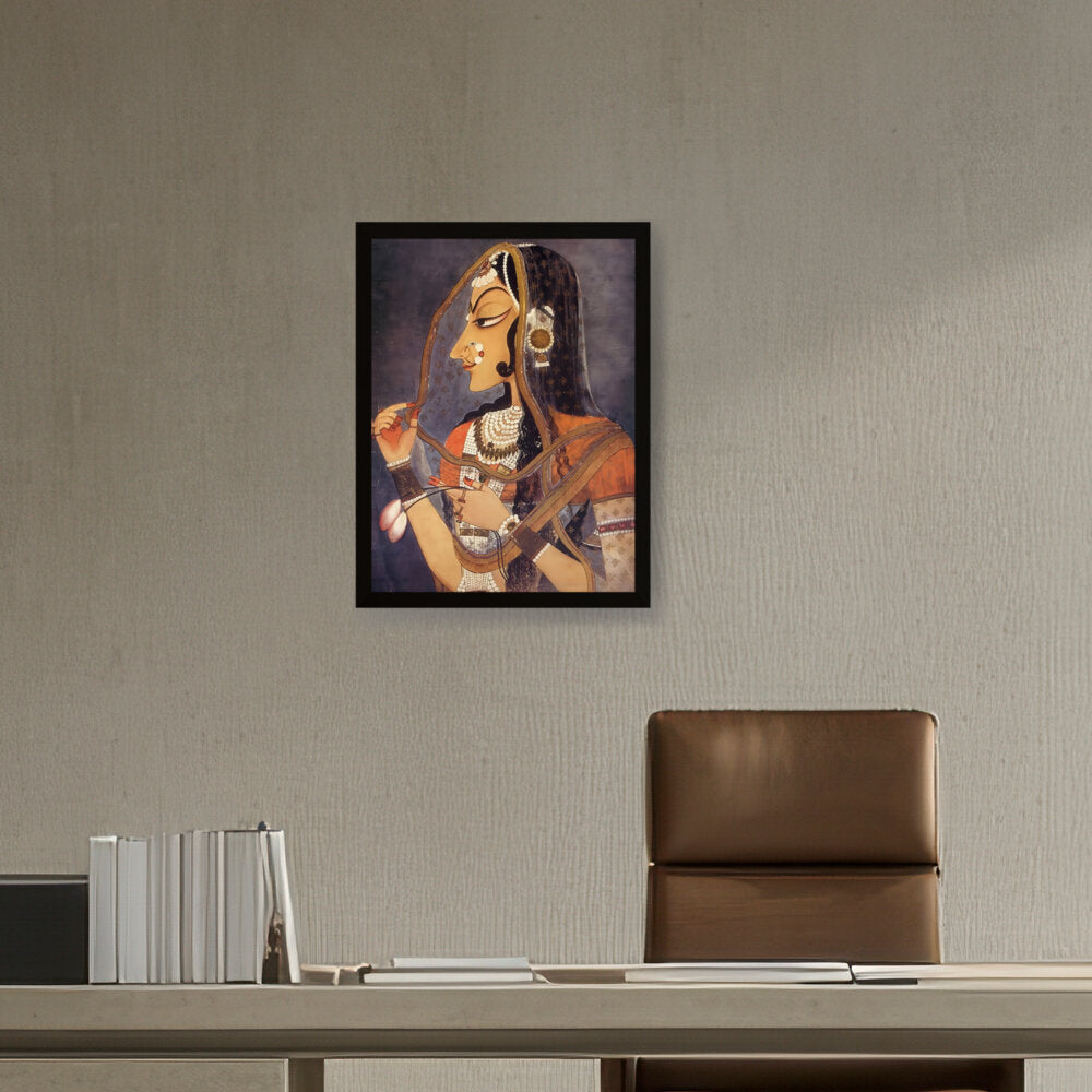 Radha Bani Than - Framed Canvas