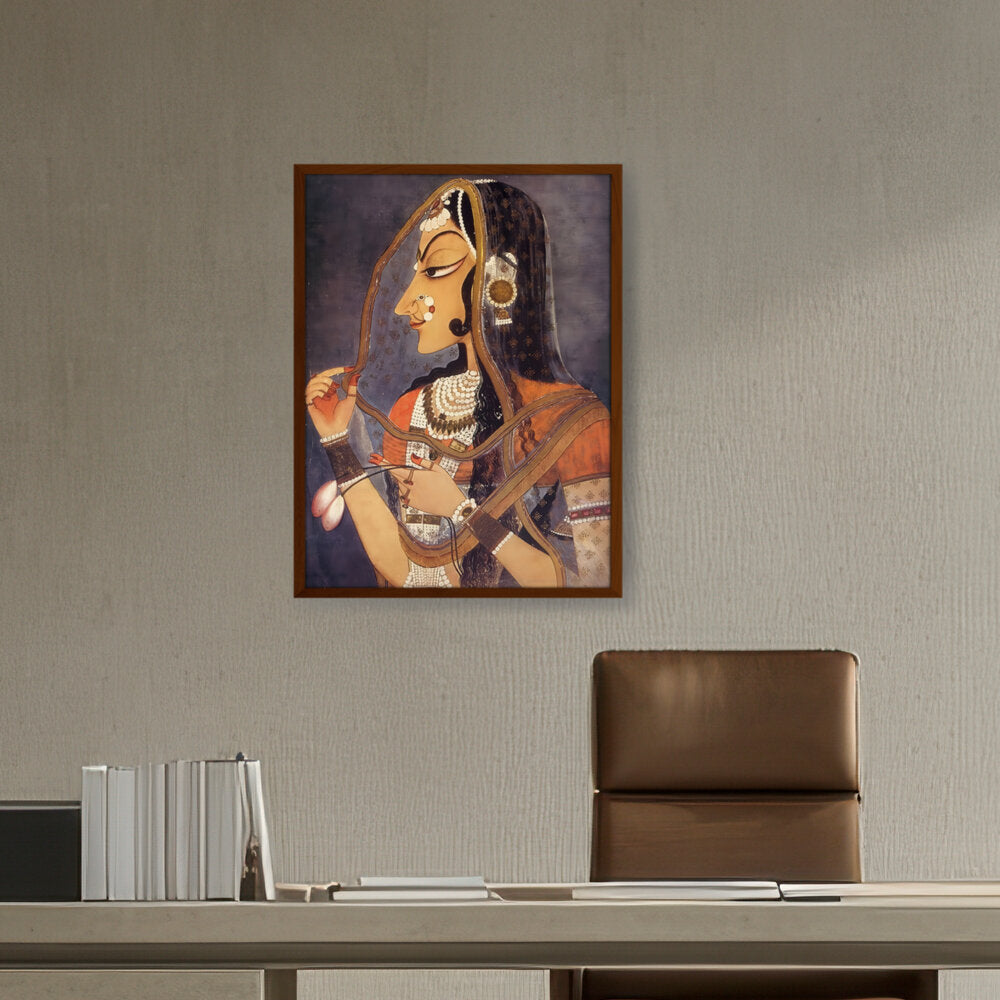Radha Bani Than - Framed Canvas