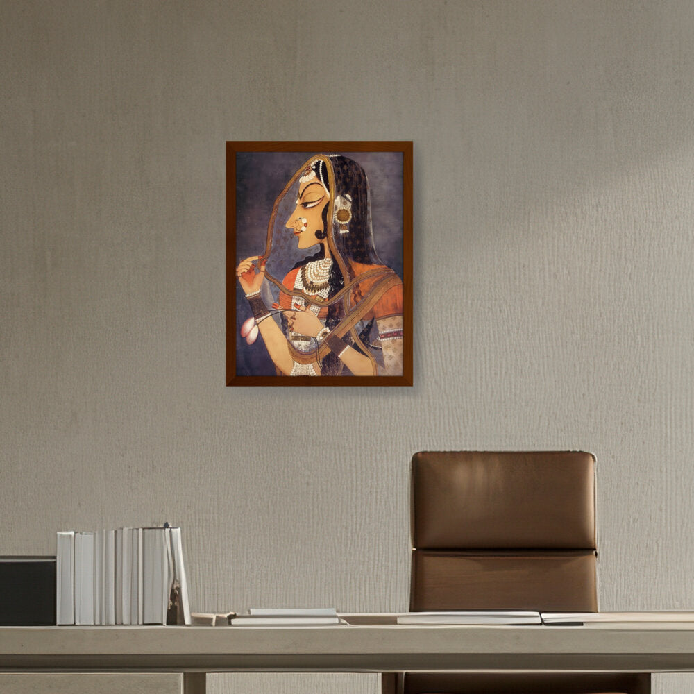 Radha Bani Than - Framed Canvas