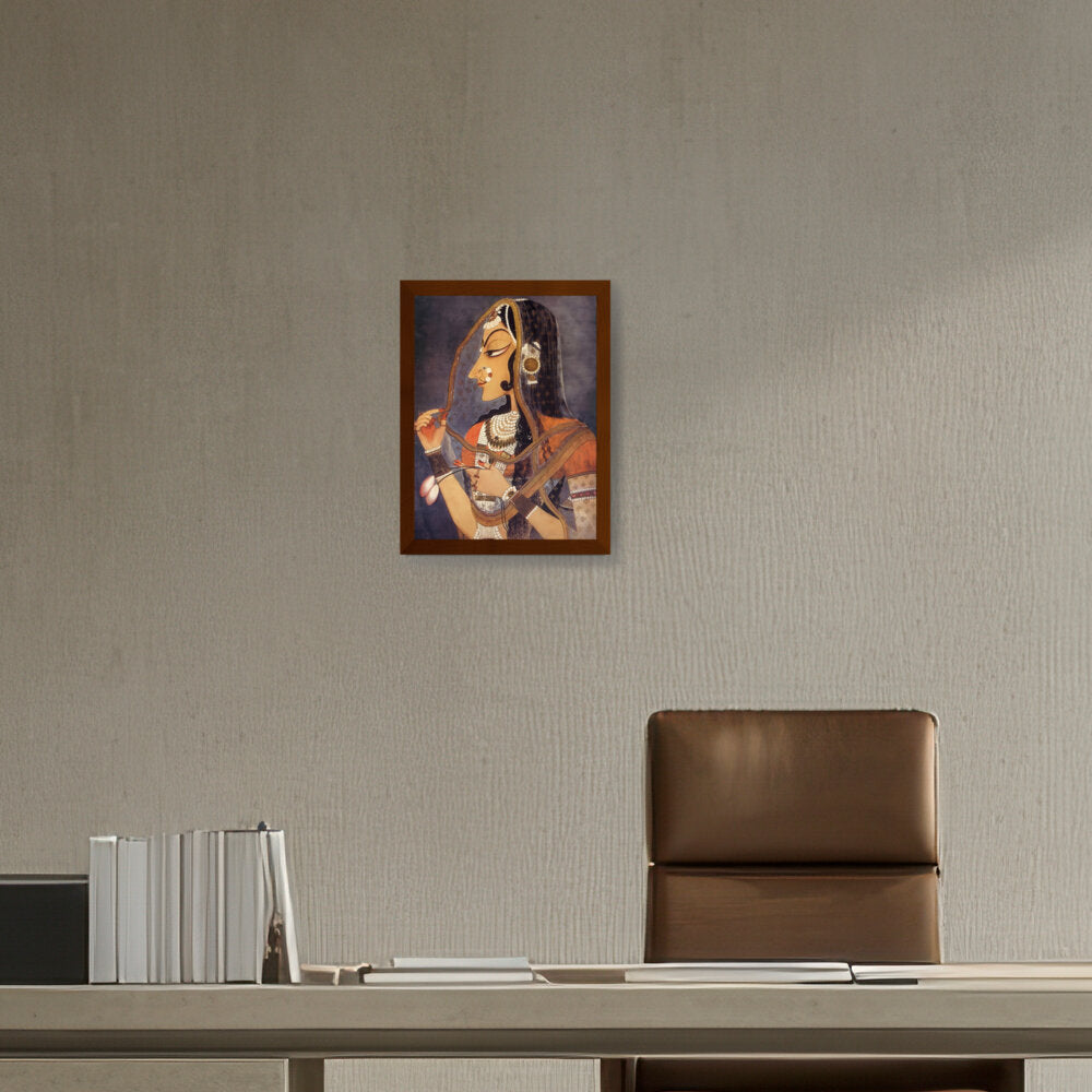 Radha Bani Than - Framed Canvas