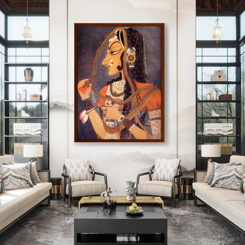 Radha Bani Than - Framed Canvas