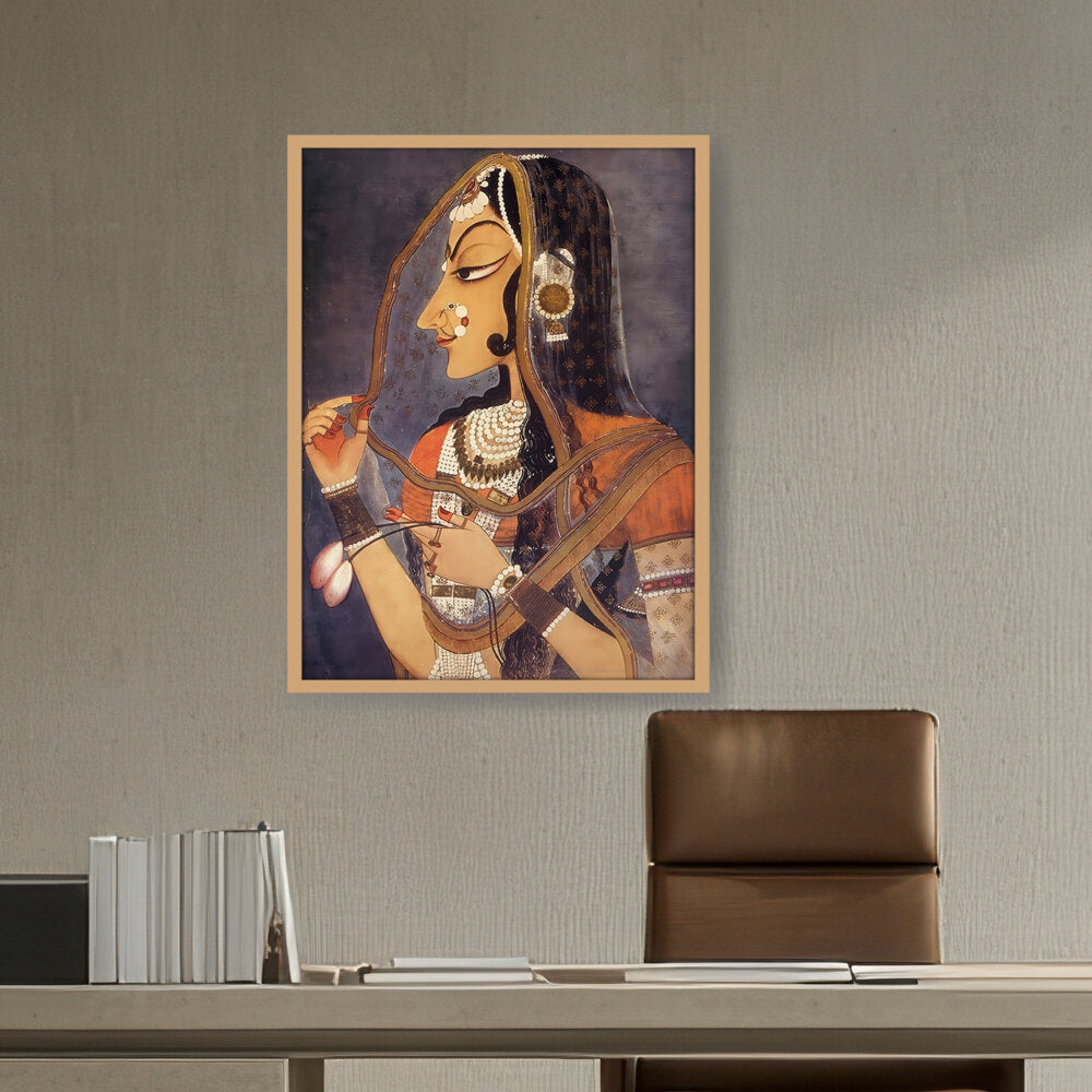 Radha Bani Than - Framed Canvas