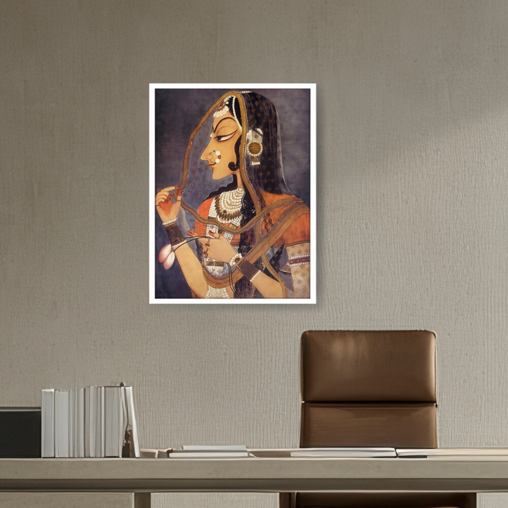Radha Bani Than - Framed Canvas