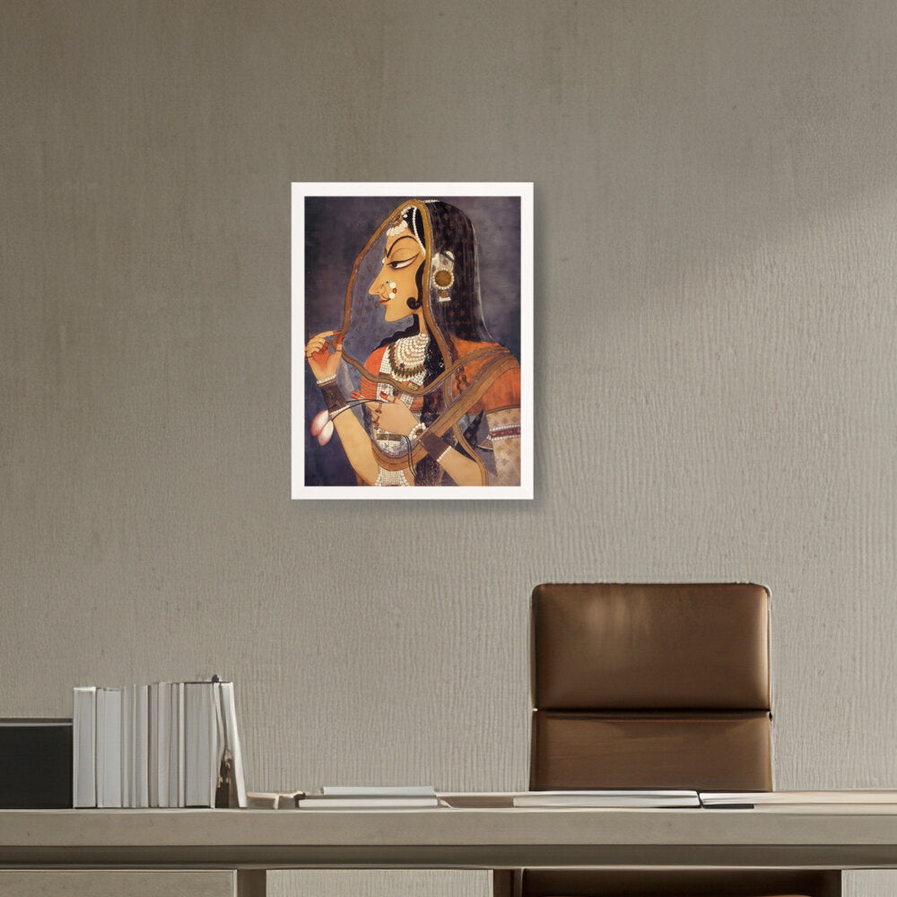 Radha Bani Than - Framed Canvas