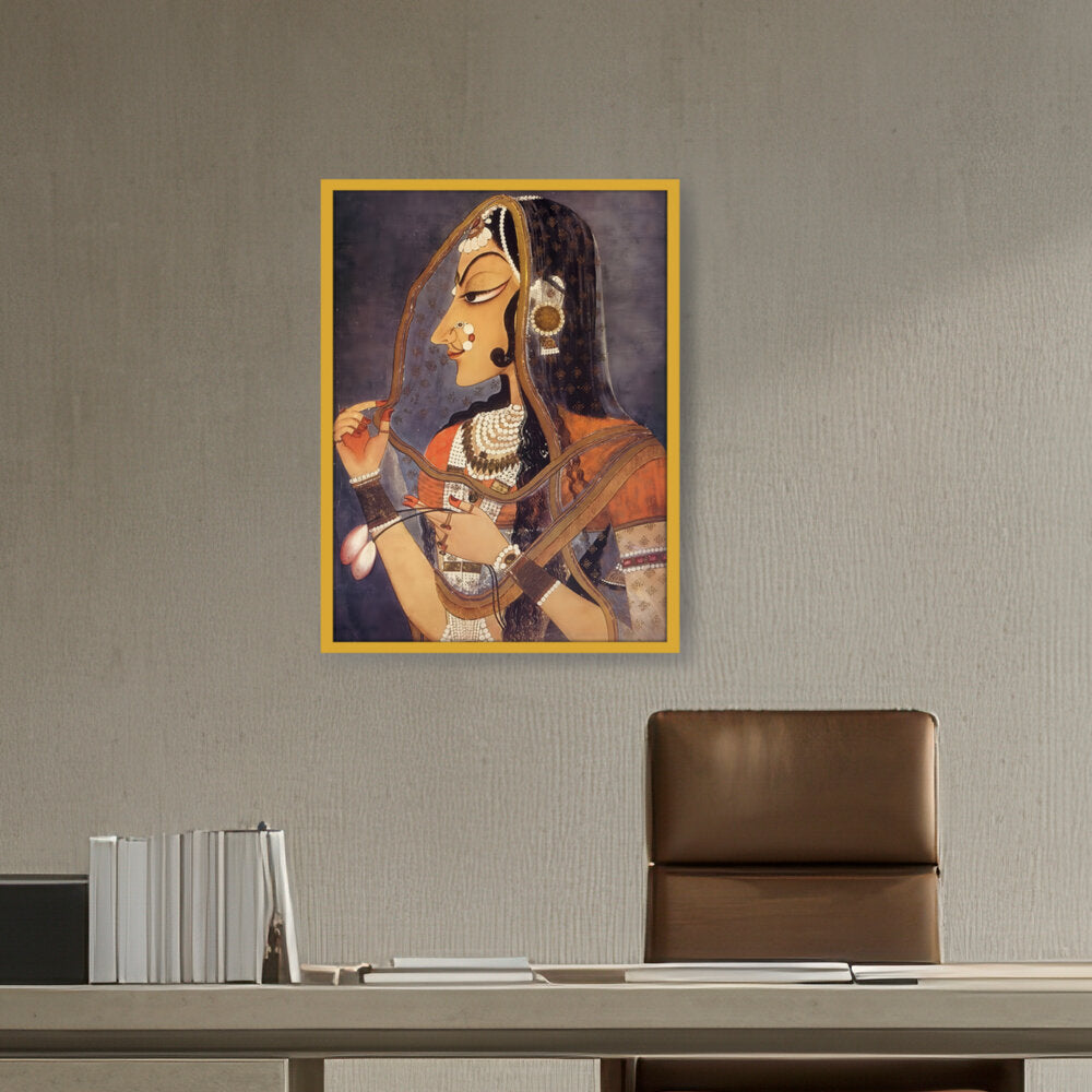 Radha Bani Than - Framed Canvas