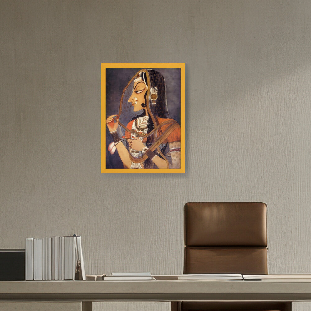 Radha Bani Than - Framed Canvas