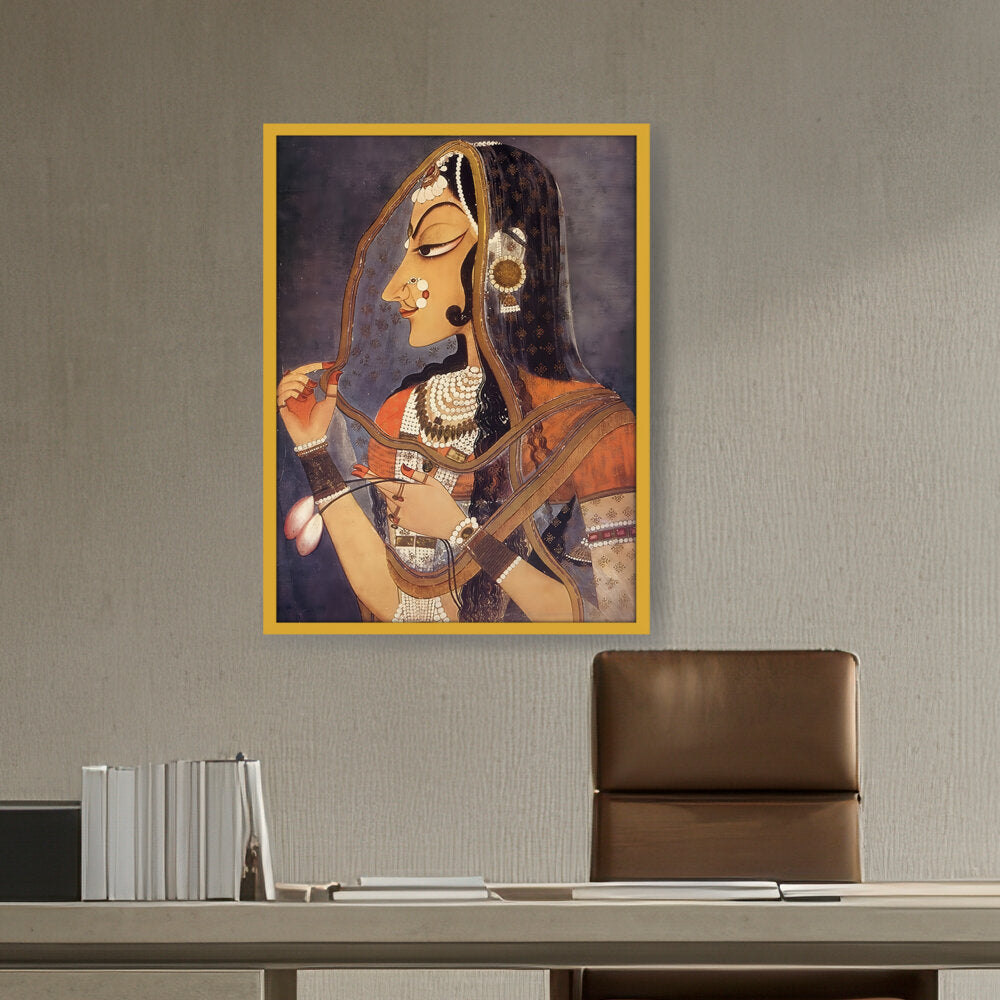 Radha Bani Than - Framed Canvas