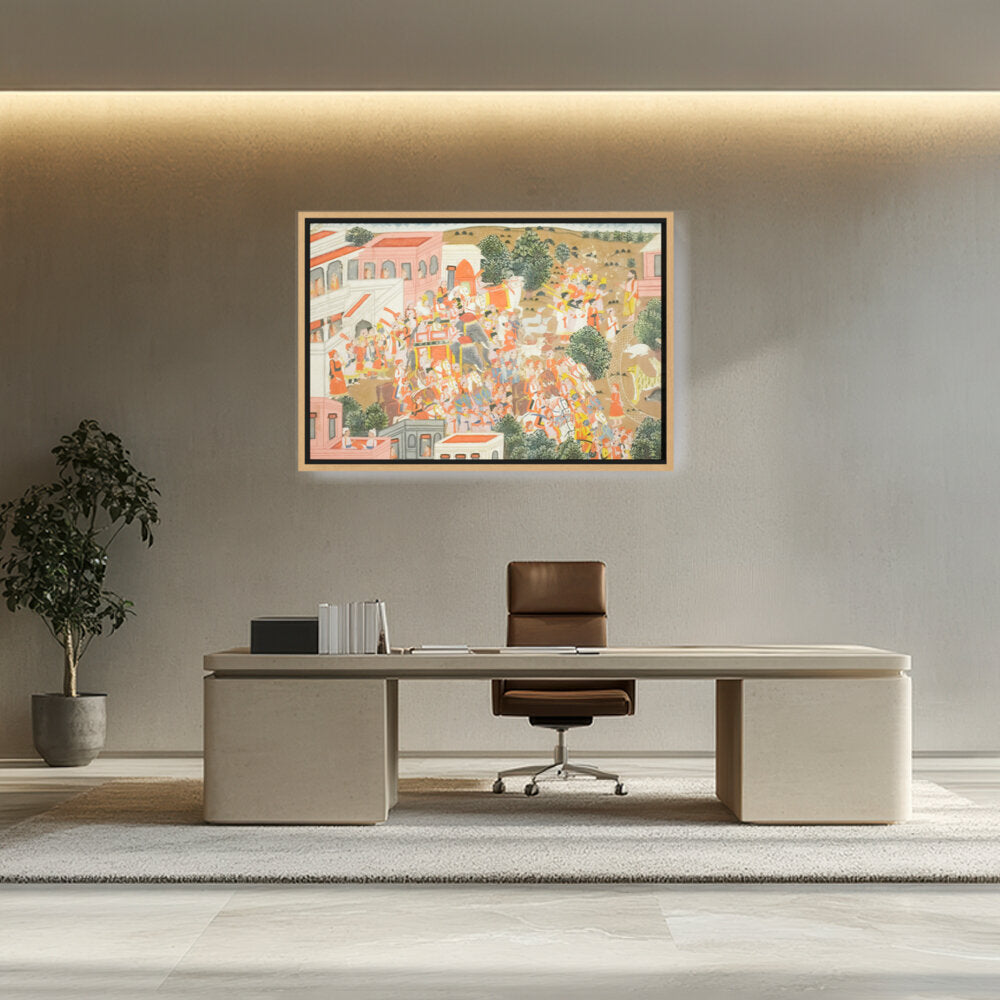 Four Princes In Procession - FLOATING FRAME