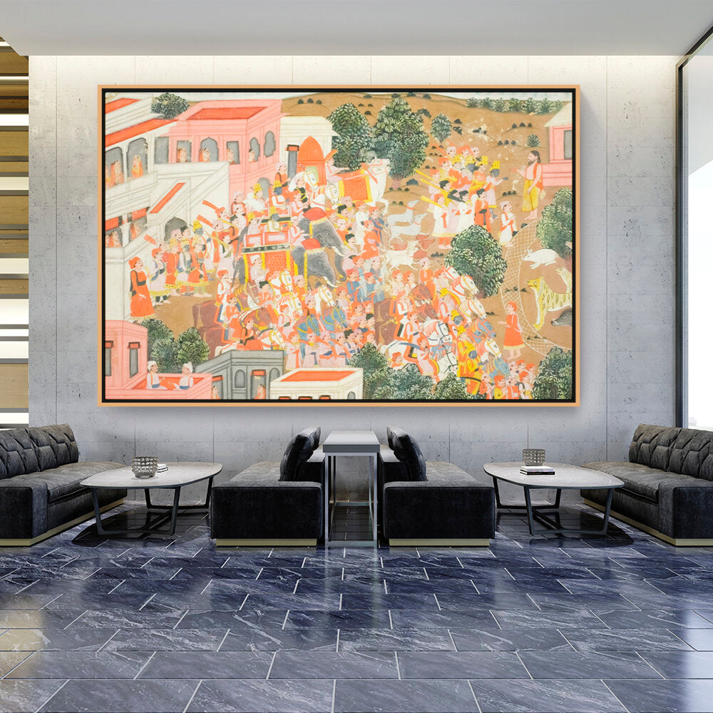 Four Princes In Procession - FLOATING FRAME
