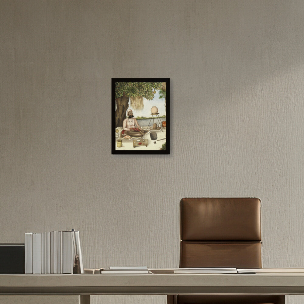 Sannyasi, A Saiva Mendicant - Framed Canvas
