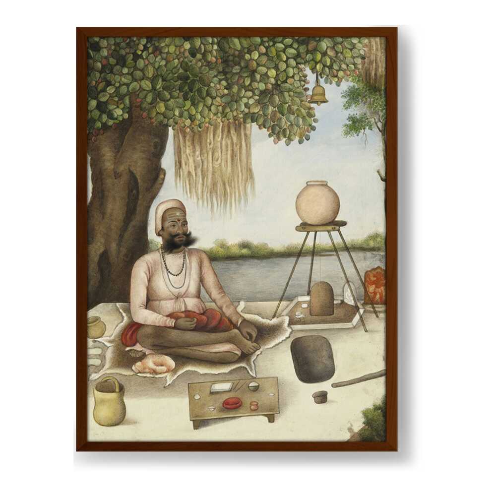 Sannyasi, A Saiva Mendicant - Framed Canvas