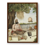 Sannyasi, A Saiva Mendicant - Framed Canvas