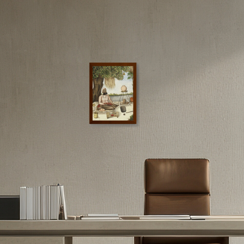 Sannyasi, A Saiva Mendicant - Framed Canvas