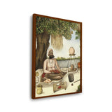 Sannyasi, A Saiva Mendicant - Framed Canvas