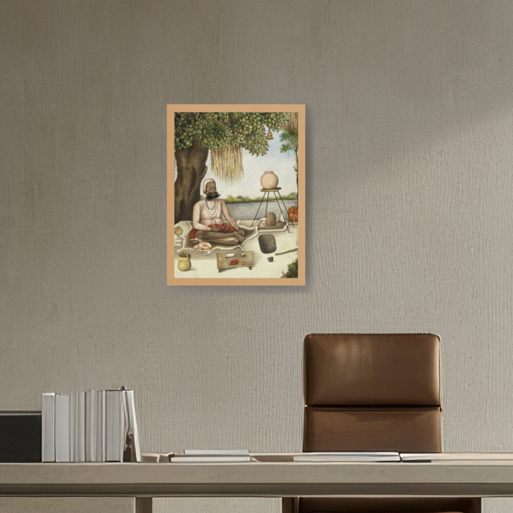 Sannyasi, A Saiva Mendicant - Framed Canvas