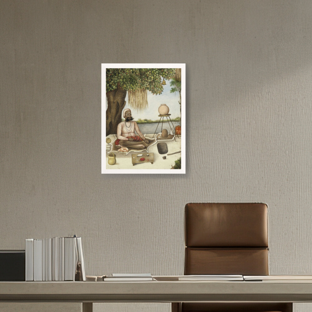 Sannyasi, A Saiva Mendicant - Framed Canvas
