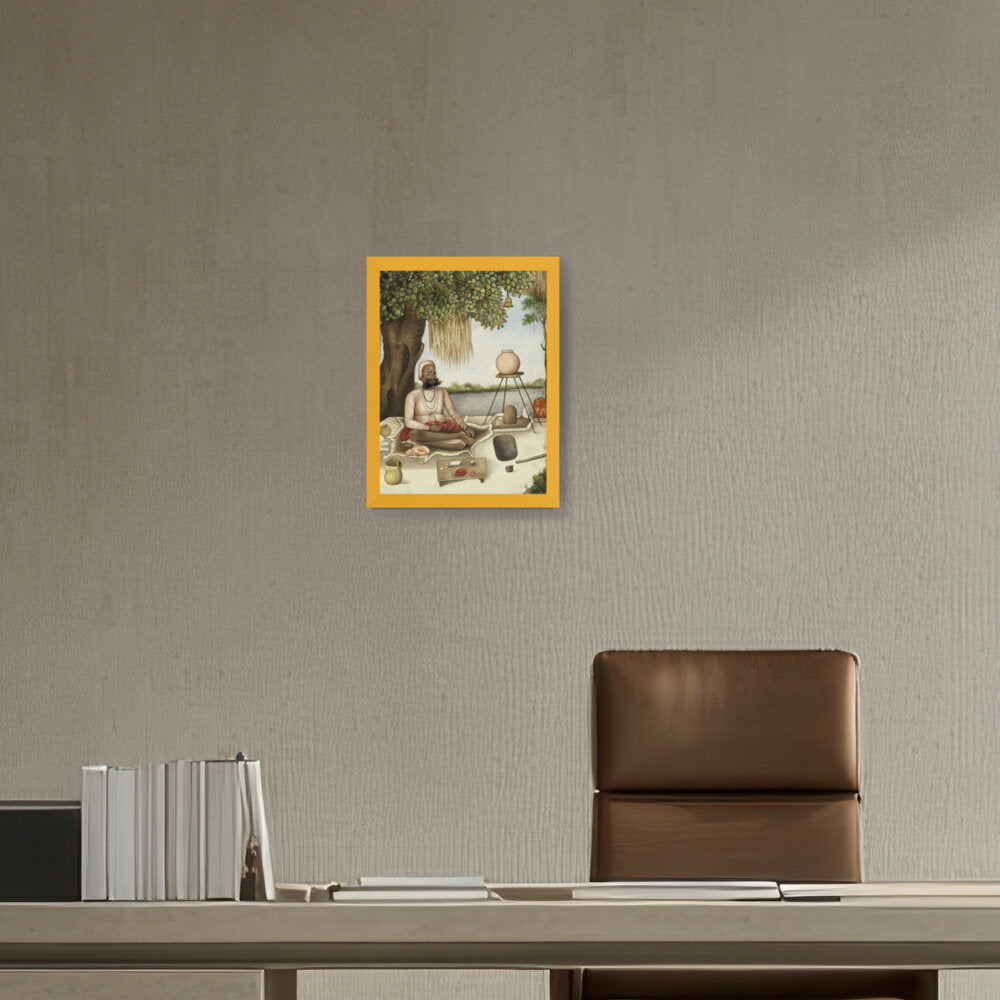 Sannyasi, A Saiva Mendicant - Framed Canvas