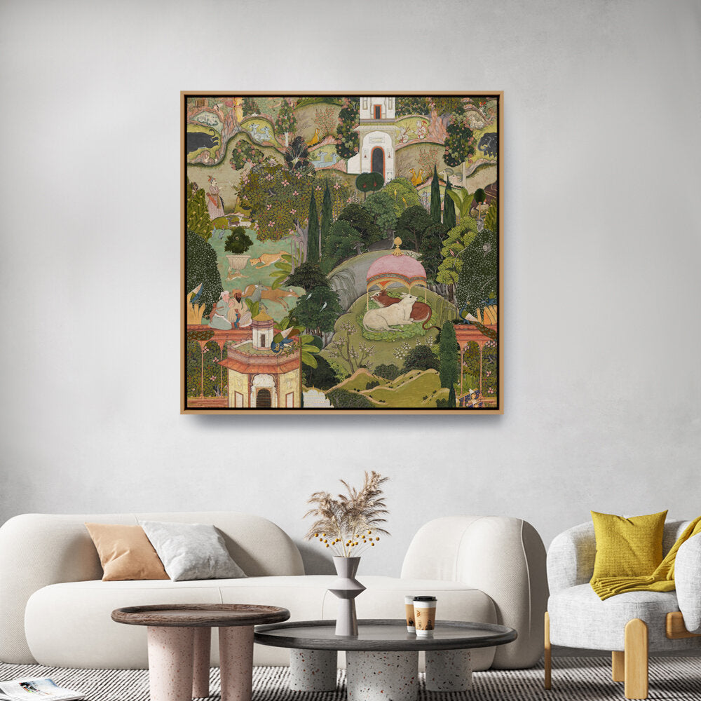 Gardens Of Jaipur - FLOATING FRAME