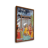 Raga Hindol - Framed Canvas